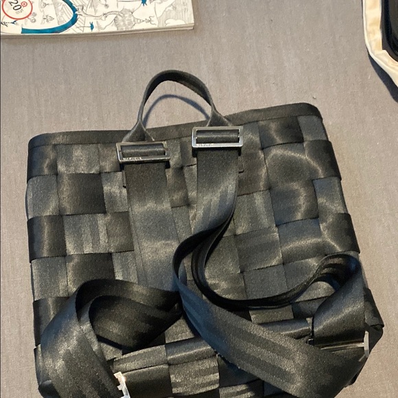 Black Woven Backpack - Picture 3 of 4